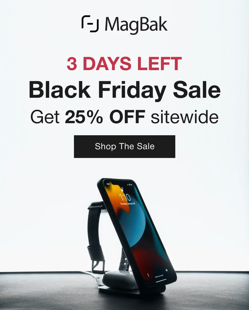 3 Days Left: Black Friday Sale - 25% off sitewide