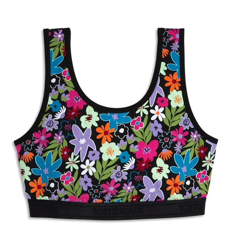 Image of Essentials Soft Bra - Groovy Garden