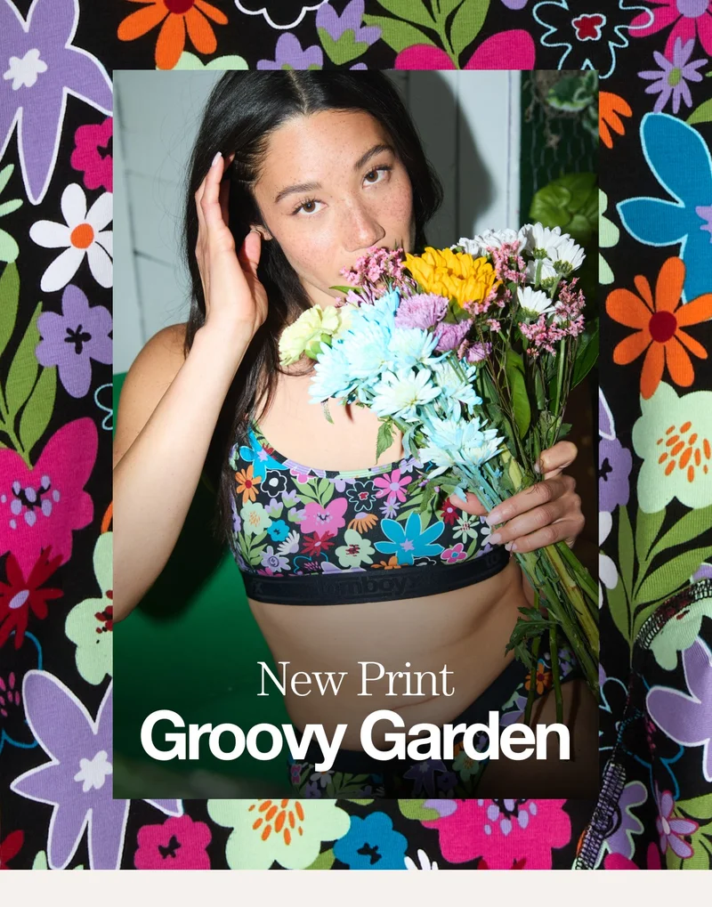 New Print Groovy Garden