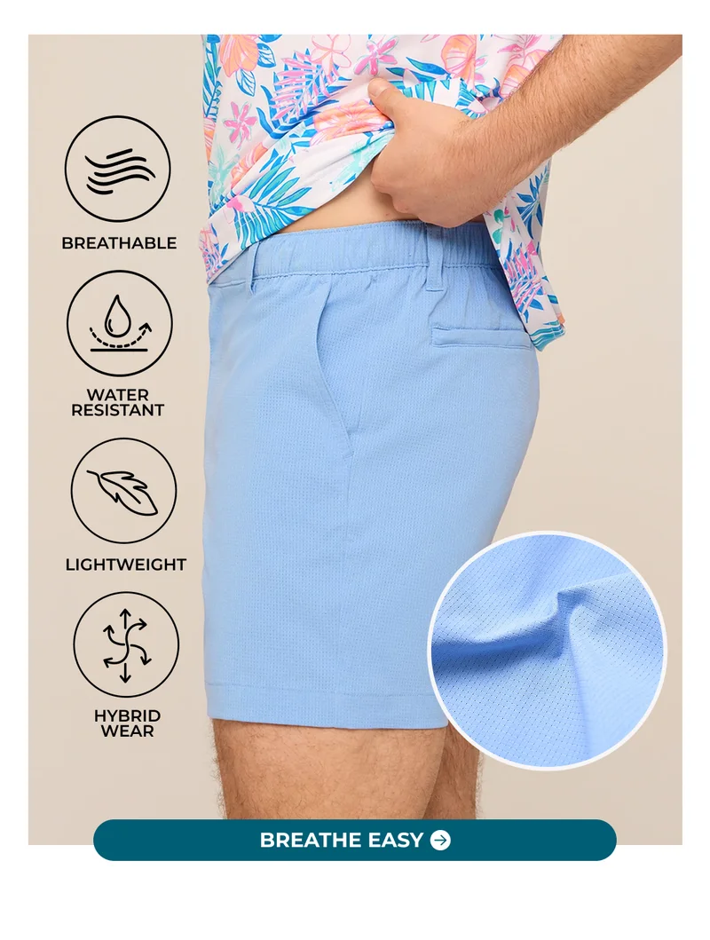 BREATHABLE, WATER RESISTANT, LIGHTWEAIGHT - The Breezetech Everywear Short