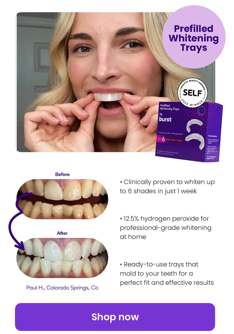 Need help choosing? Start with this: Prefilled Whitening Trays (7 Pack)