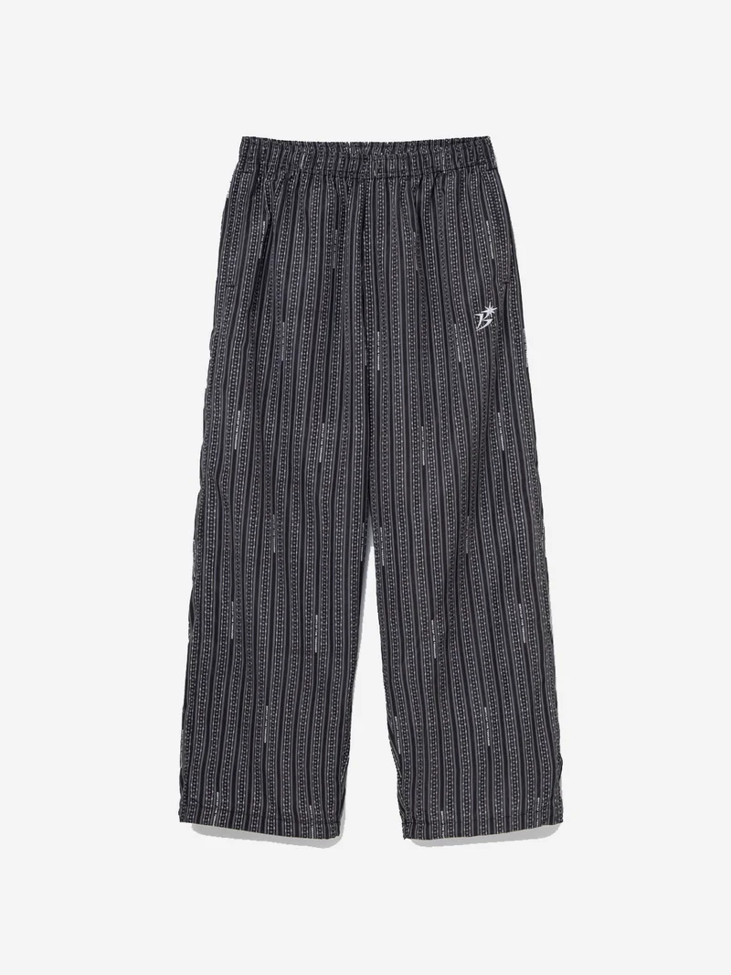 Image of BoTT Lightweight Striped Track Pant - Black