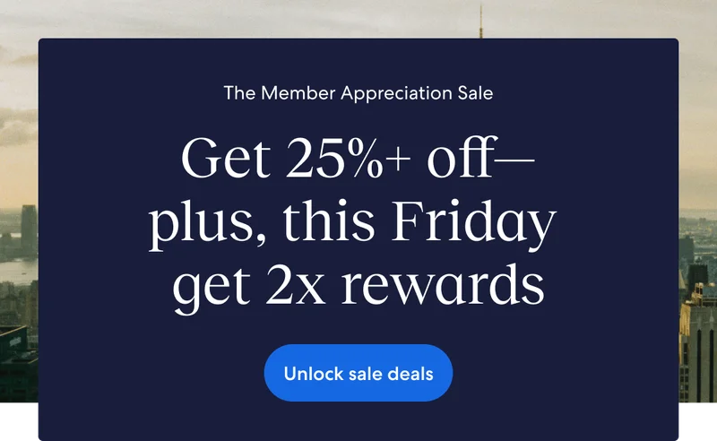 The sale is almost over: Book by October 20