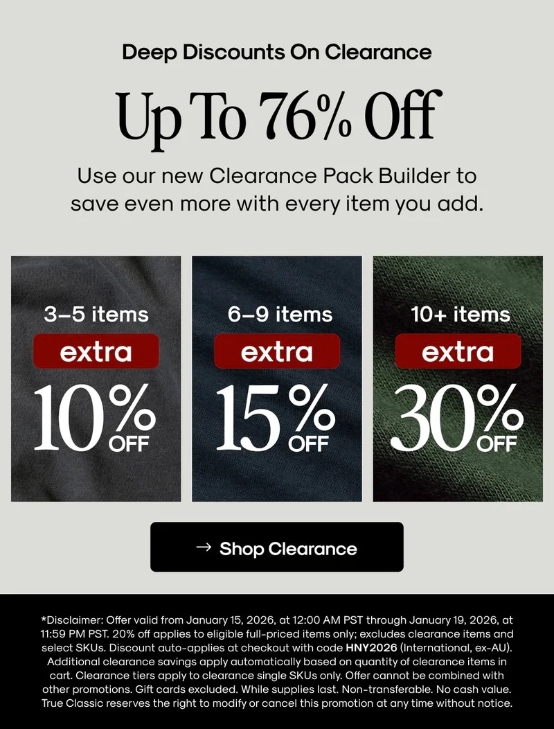 Shop Clearance