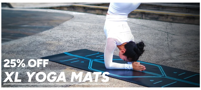 25% off all XL Yoga Mats