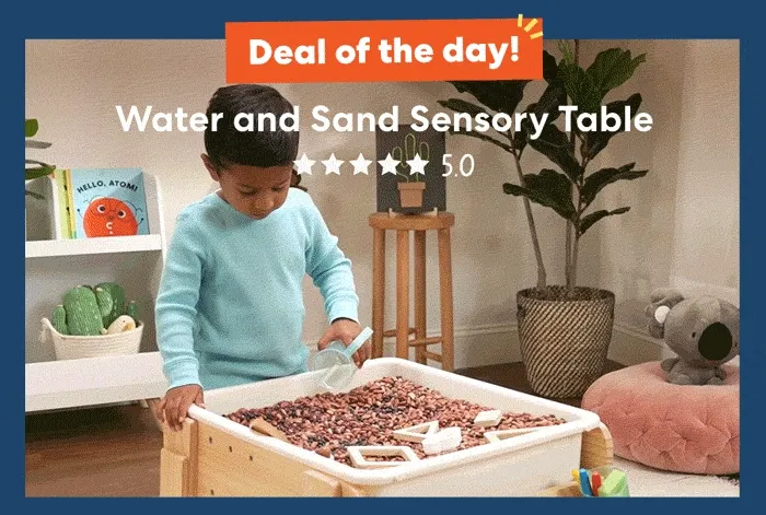 Water and Sand Sensory Table