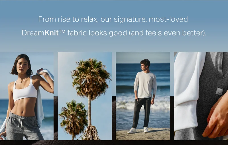 Form rise to relax, our signature, most-loved DreamKnit fabric looks good.