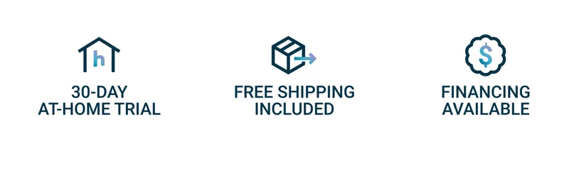 30-day at-home trial. Free shipping included. Financing available.