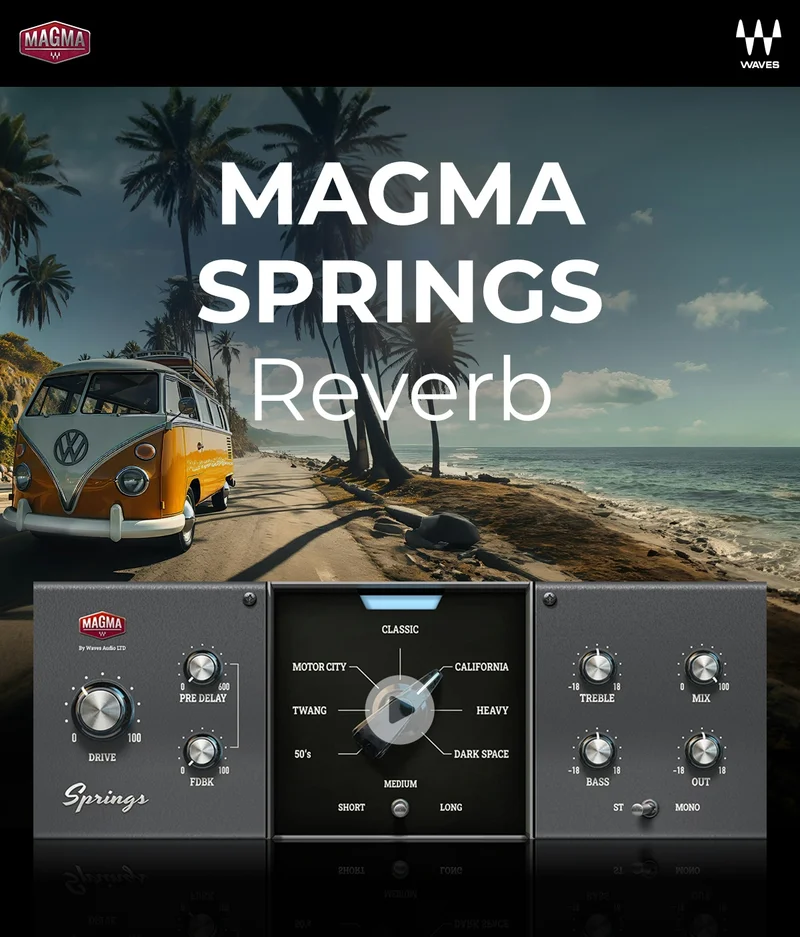 Magma SPRINGS Reverb Plugin: 7 Types, Endless Style