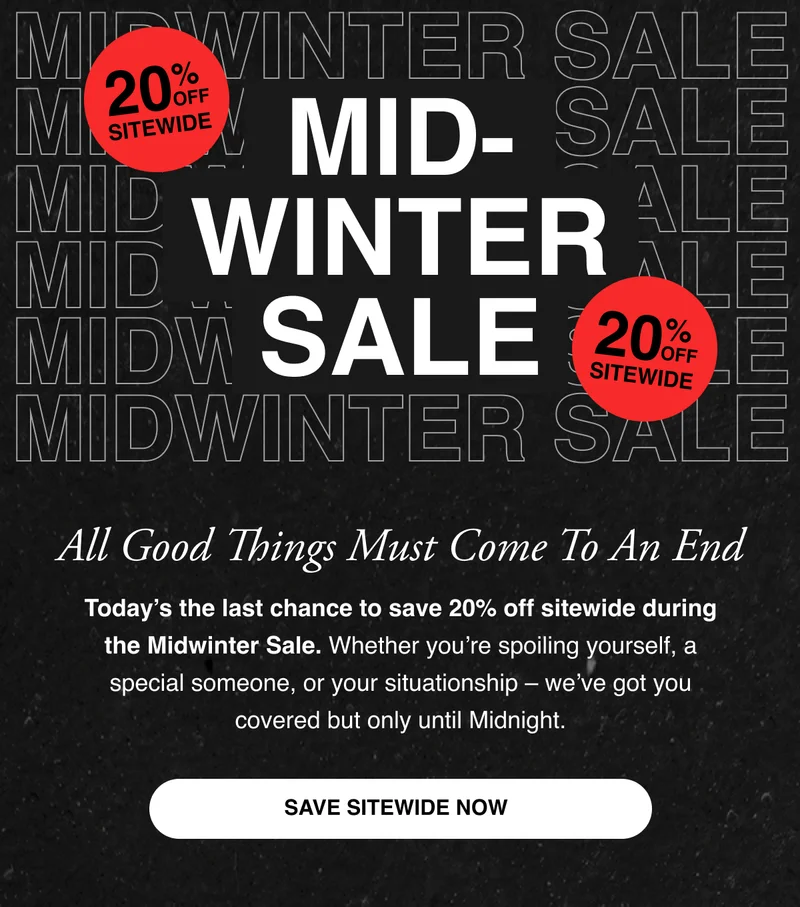 mid winter sale