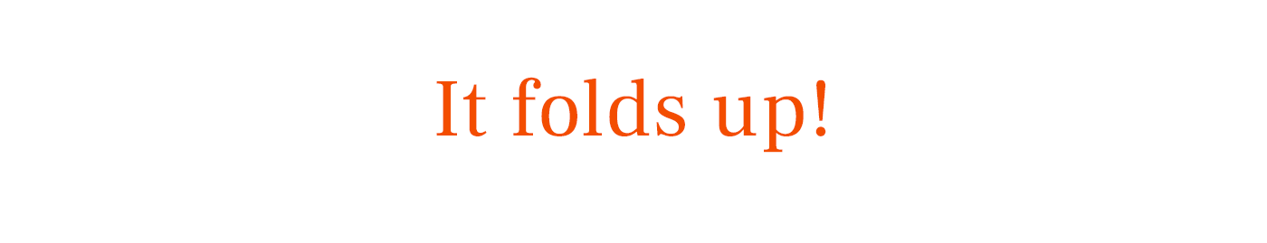 It folds up! It stands up! It’s versatile! It’s colorful!