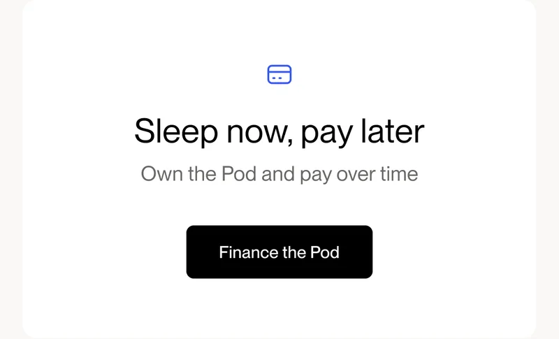 Sleep now, pay later