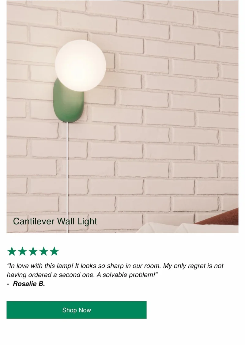 Cantilever Wall Light
