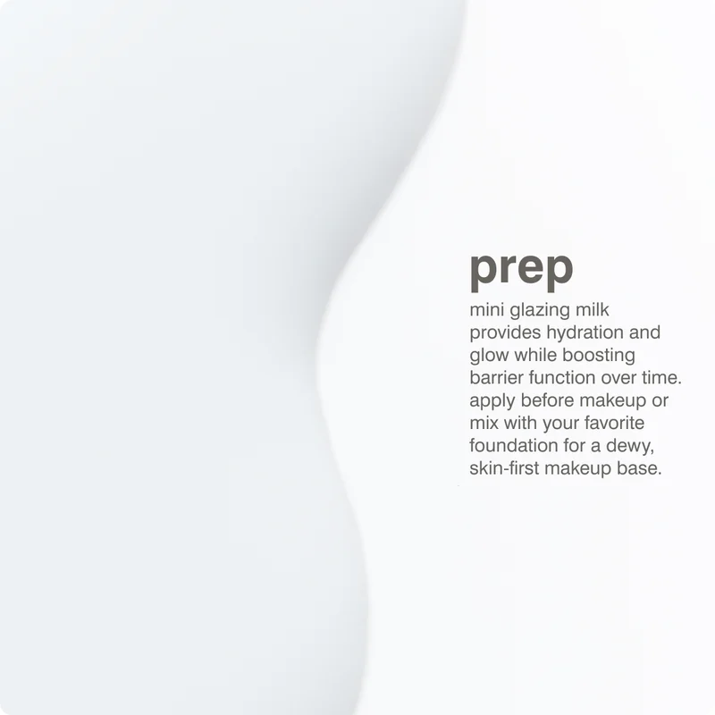 prep with glazing milk