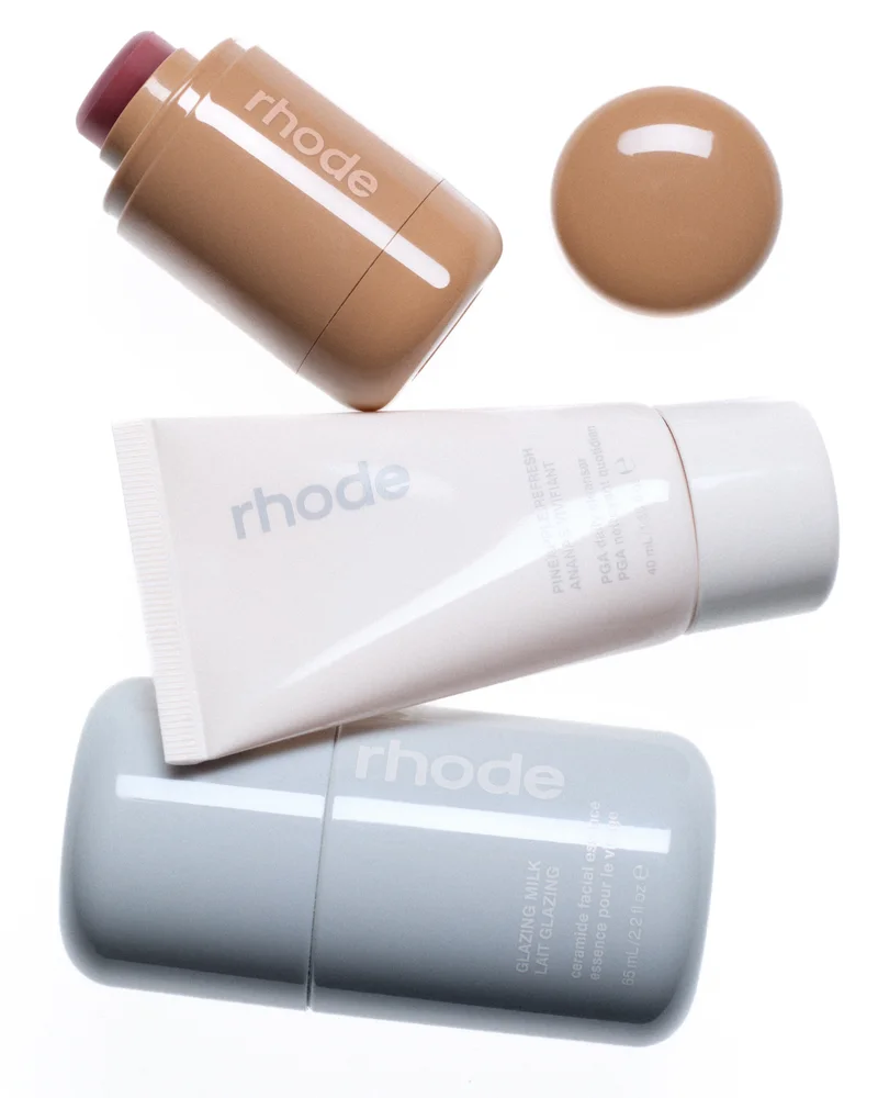 glazing milk - makeup prep step