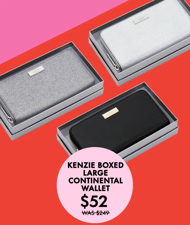 KENZIE BOXED LARGE CONTINENTAL WALLET