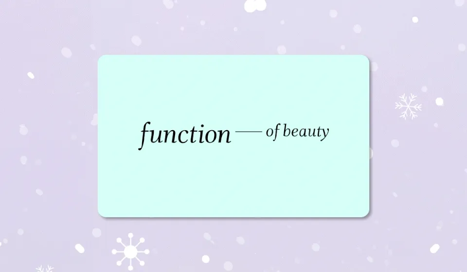 Function of Beauty Gift Card