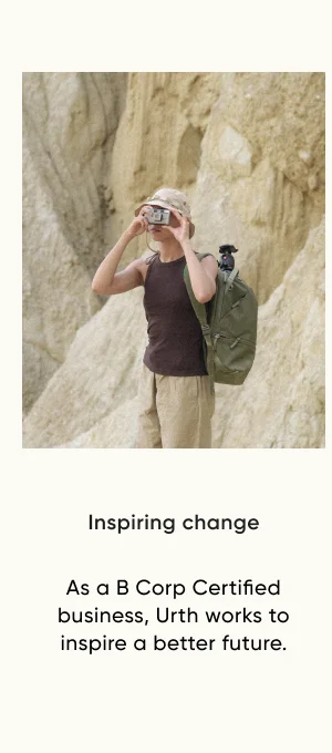 Inspiring change - As a B Corp Certified business, Urth works to inspire a better future.