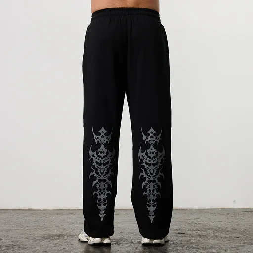 BLACK FORGE BLACK STRAIGHT LEG SWEATPANTS