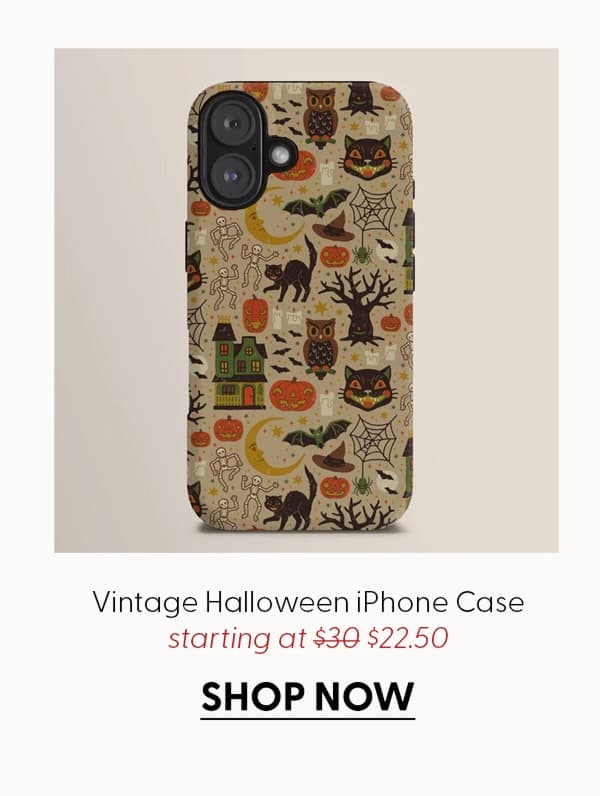 Vintage Halloween iPhone Case