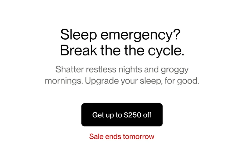 Sleep emergency?  Break the the cycle.