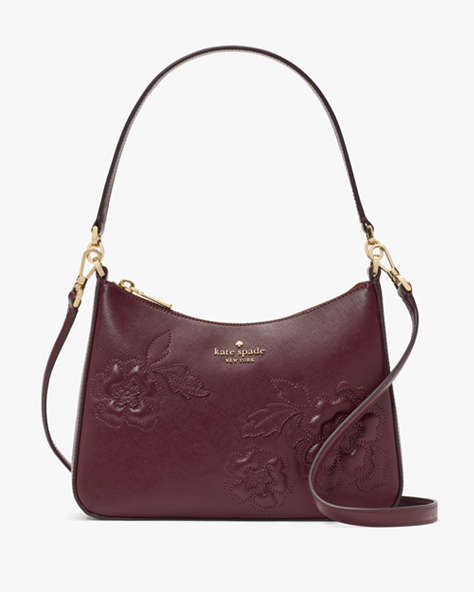 Margot Floral Applique Shoulder Bag