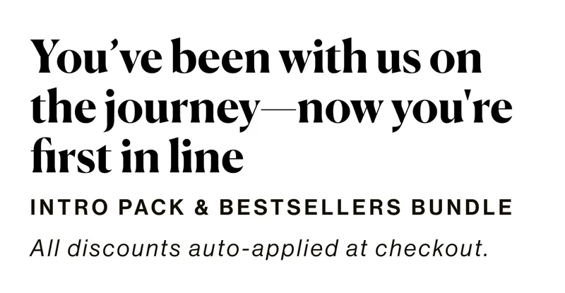 You've been with us on the journey