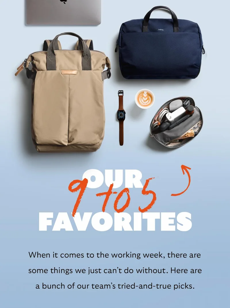 When it comes to the working week, there are some things we just can’t do without. Here are a bunch of our team’s tried-and-true picks.
