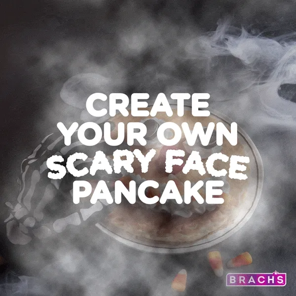 Create Your Own Scary Face Pancake