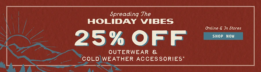 25% off outerwear