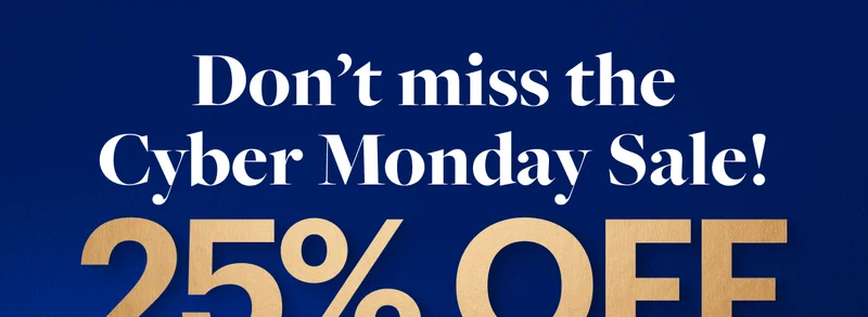 Don't miss the Cyber Monday Sale!