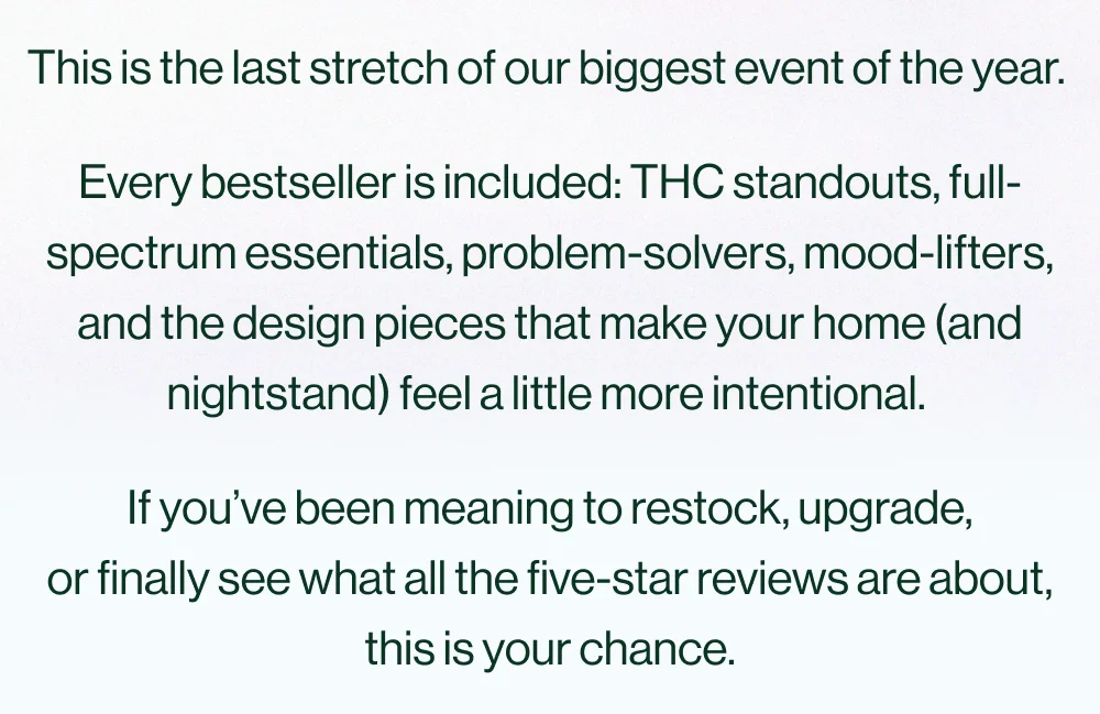 This is the last stretch of our biggest event of the year.