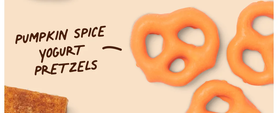 Pumpkin spice yogurt pretzels Pumpkin spice yogurt pretzels