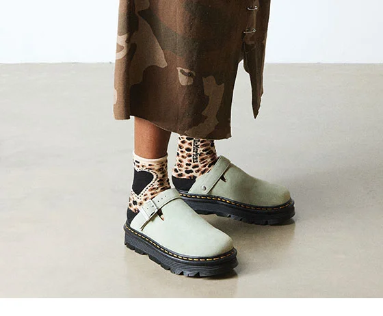 Zebzag Suede Casual Slingback Platform Mules