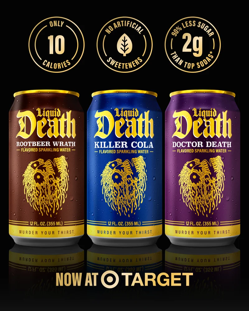 Liquid Death Soda Inspired Flavors at Target