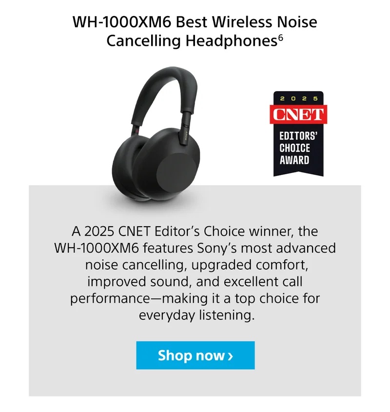WH-1000XM6 Shop Now