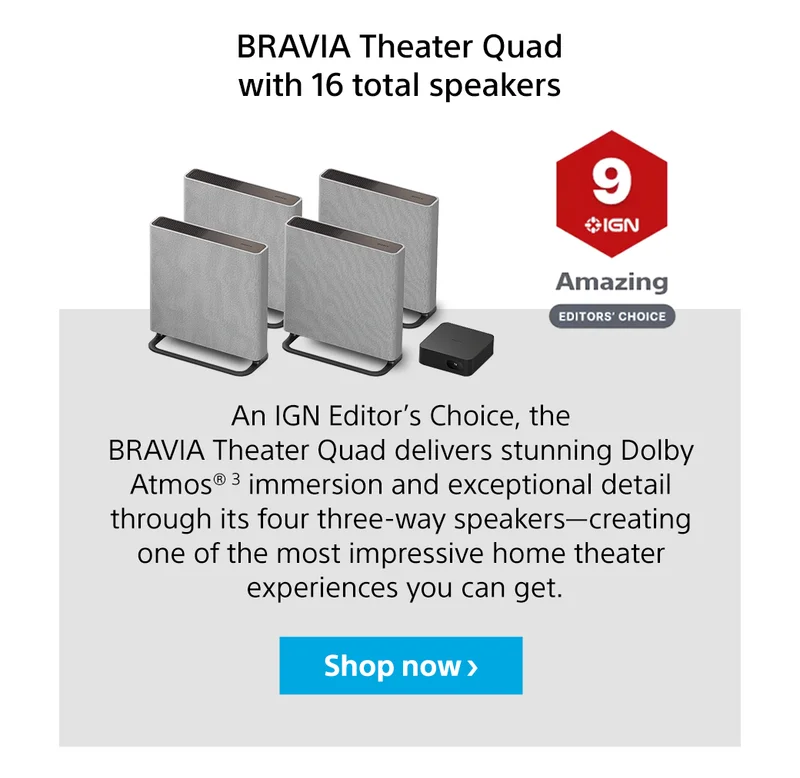 BRAVIA Theater Quad Shop Now
