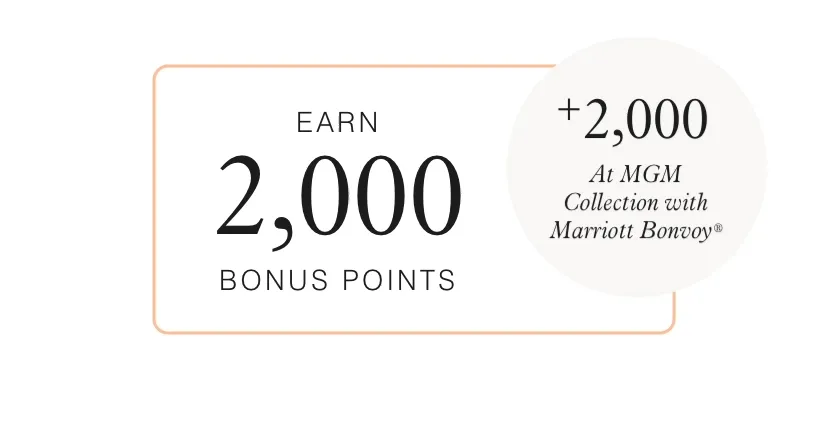 Earn up to 4,000 bonus points on each stay.
