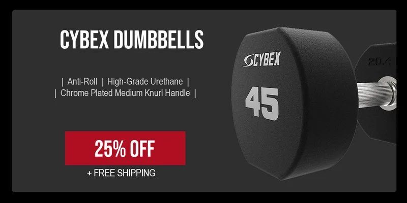 25% OFF - Cybex Dumbbells - Outlet