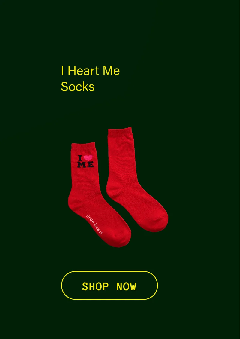 I LOVE ME Socks