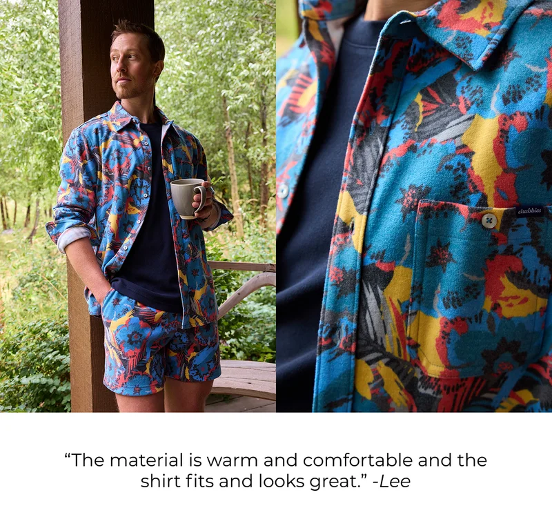 Cloud-10 Overshirt: The Tossed Bouquet