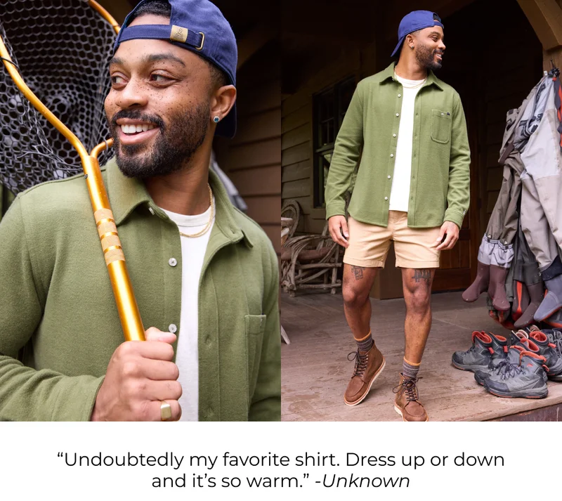 Cloud-10 Overshirt: The Olive You Man