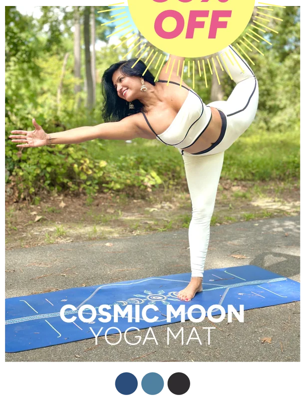 Cosmic Moon Yoga Mat
