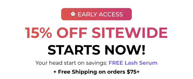 15% off Sitewide Starts Now!
