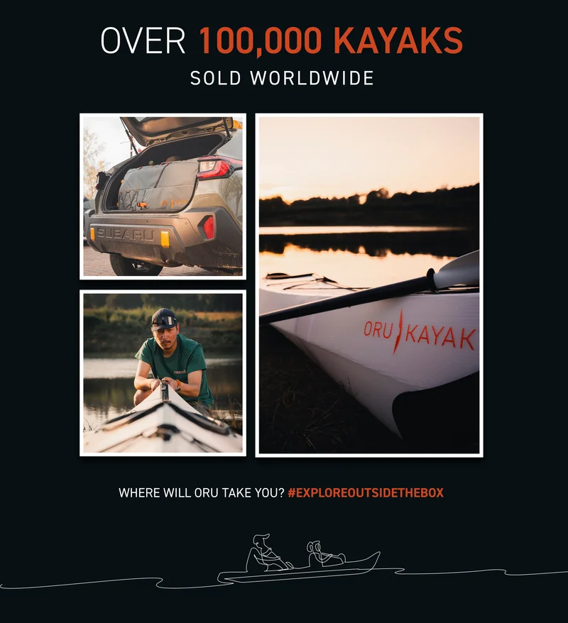 Over 100,000 Kayaks Sold Worldwide Over 100,000 Kayaks Sold Worldwide