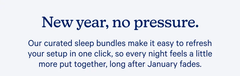 new year, no pressure