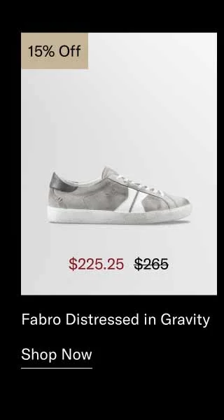 Fabro Distressed in Gravity 15% Off-Shop Now