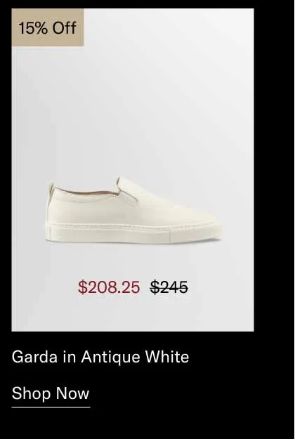Garda in Antique White 15% off-Shop Now