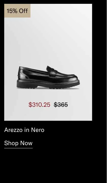 Arezzo in Nero 15% off-Shop Now