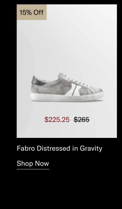 Fabro Distressed in Gravity 15% Off-Shop Now